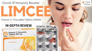 Limcee Vitamin C Tablet  For Glowing Clear spotless Skin Immunity Booster [upl. by Nnazus316]