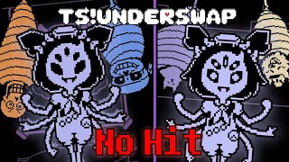 No Hit TSUnderswap  Muffet fight Compassion and Ruthless route [upl. by Melquist507]