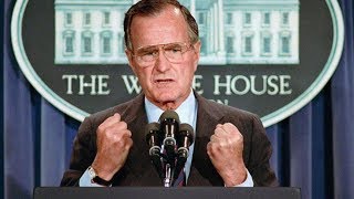 George HW Bush War Criminal CIA Spy Oil Tycoon Embodiment of US Elite [upl. by Sirron]