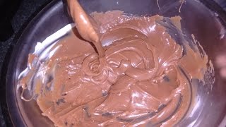 Ganache de chocolate para rechear bolos muito facil de fazer [upl. by Buchalter]