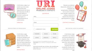 URI Online Judge Uma ótima ferramentas para alunos de programação [upl. by Lener]