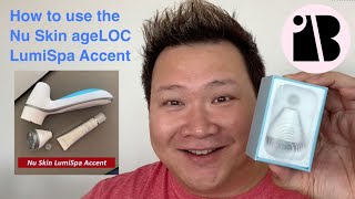 How to Use the Nu Skin LumiSpa Accent – NO MORE EYEBAGS [upl. by Moyer]