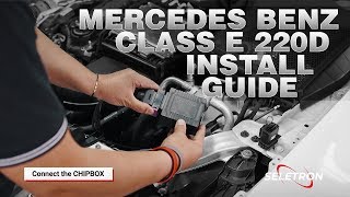 CHIPBOX® Install Guide Mercedes Benz Class E 220d  Seletron Performance Chip [upl. by Gurney]