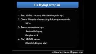 An Easy Way To Fix Error 28 [upl. by Hawkie279]