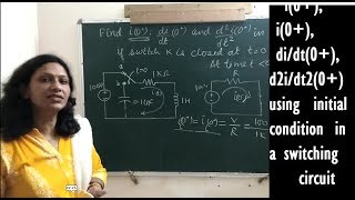 RLC circuit transient analysis [upl. by Mauchi]