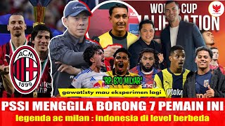 🔴OMGDIAM2 PSSI LANGSUNG DEAL DENGAN 7 PEMAIN INILEGENDA MILAN PUJI TIMNASSTY MAU EKSPERIMEN LAGI [upl. by Caddaric874]