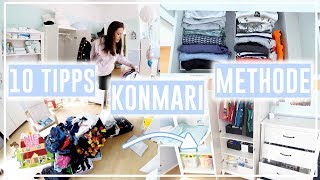 10 TIPPS Konmari Methode• Nie wieder aufräumen • OrganisationampAufbewahrung• Maria Castielle [upl. by Glori]