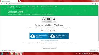 como descargar lmms para windows 710 gratis de 64 bits  32 bits [upl. by Abijah]