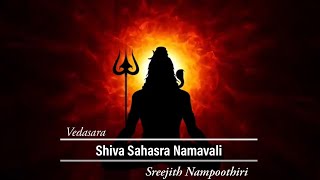 SHIVA Sahasranama  Vedasara  ശിവ സഹസ്രനാമം  വേദസാരം  Sreejith Nampoothiri [upl. by Ahsinna549]