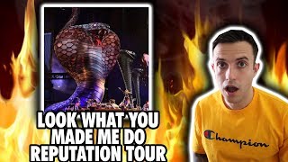 Taylor Swift  Look What You Made Me Do REPUTATION TOUR REACTION [upl. by Jerrie]