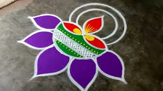 Diwali simple rangoli designsdiwali 2024 beautiful rangolidiwali deepam mugguluAmazingrangoli [upl. by Kendrick272]