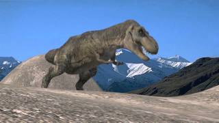 Dinosaurs  TRex 3D Animation [upl. by Kceb]