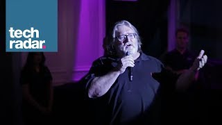 Valve Presentation  CES 2014 Gabe Newell talks Steam Machines [upl. by Grizel]