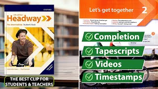 New Headway PreIntermediate 5th Edition  Unit 2 Lets Get Together  Students Book [upl. by Zane]