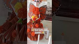 A ver qué tal nos va mañana 😶‍🌫️🤞estructura de Catrina mariposamonarca díademuertos cecyt16 [upl. by Nera]