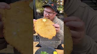 LONDONS BIGGEST SCHNITZEL ad food london schnitzel foodie [upl. by Selie]