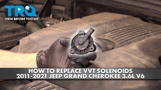 How to Replace VVT Solenoids 20112021 Jeep Grand Cherokee 36L V6 [upl. by Yasmine428]