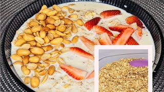 HOW TO MAKE A PERFECT TOASTED OATS THE BEST WAY TO ENJOY OATS WITHOUT COOKING [upl. by Aivekahs783]