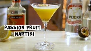 Passion Fruit Martini  Tipsy Bartender [upl. by Hakilam46]