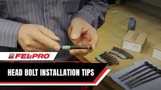 Head Bolt Installation Tips  FelPro Gaskets [upl. by Seena]