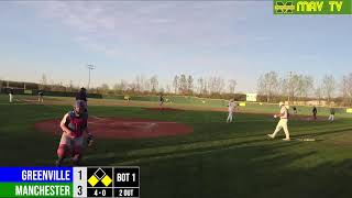 MA Varsity Baseball  Manchester Academy vs Greenville Christian School 2 of 3 [upl. by Leah]