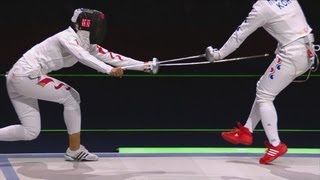 China win Gold in Womens Fencing Team Epee  London 2012 Olympics [upl. by Fairfield]