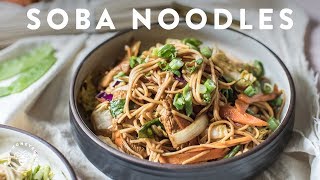 3 SOBA NOODLE Recipes 🍜Delish Noodle Series  HONEYSUCKLE [upl. by Eluj89]