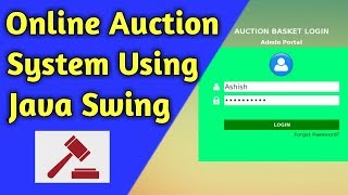 Online Auction System  Java Swing  MySQL  JDBC [upl. by Punke]