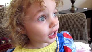 Three Year Old Claire Tells a Story [upl. by Gibbs]