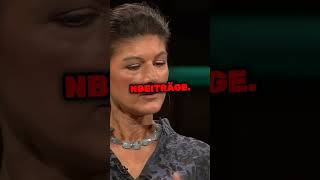 Kritische Analyse der Haushaltsausgaben  Sahra Wagenknecht ZDFheute markuslanz [upl. by Nannah]