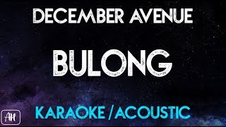 December Avenue  Bulong KaraokeAcoustic Instrumental [upl. by Homans94]