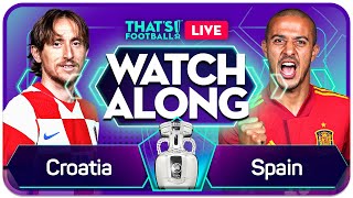 CROATIA vs SPAIN  LIVE Euros 2020 Watchalong with GOLDBRIDGE amp CRAIG [upl. by Ivan313]