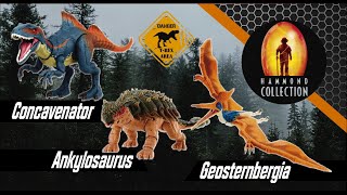 Concavenator amp Ankylosaurus amp Geosternbergia from Hammond Collection  Jurassic World  Unboxing [upl. by Negaet]