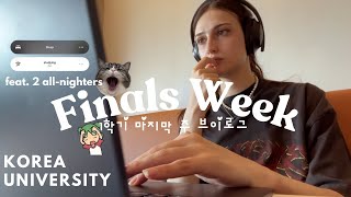 finals week pulling 2 allnighters phd student life koreauniversity [upl. by Niras835]