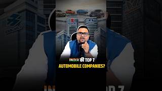 India की Top 7 Automobile Companies कौन सी हैं shorts hyundai business [upl. by Osborn421]