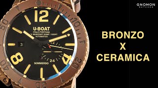 UBoat Classico Sommerso Bronze Ceramic 46mm Ref 8486C [upl. by Diana]