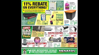 Menards Weekly Ad October 24 – November 3 2024 [upl. by Schifra472]