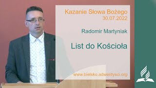 Radomir Martyniak  quotList do Kościołaquot  30 07 2022 [upl. by Emlynn]