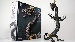 KAIYODO Takeya Style Jizai Okimono Dragon Iron Rust Edition KT003  海洋堂 タケヤ式自在置物 龍 鉄錆地調 [upl. by Aketal]