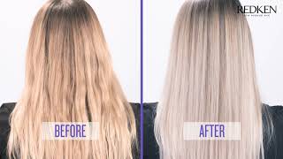 Discover Redken Color Extend Blondage Purple Shampoo For Blonde Hair [upl. by Aneeg]