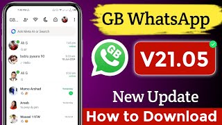 How to Download GB Whatsapp New Version 2024  GB Whatsapp New Version Kaise Download Kare 2024 [upl. by Ettenoj]