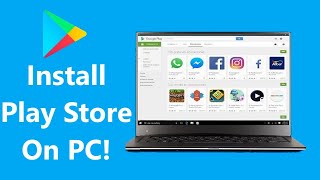 How To Install Google Play Store on PC and Run Android Games and Apps on Laptop  Howtosolveit [upl. by Adnek]