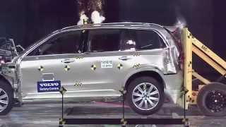 Volvo XC90  Rearend crash test [upl. by Leschen]