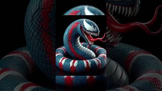 Powerful Super Hero But Snake 🐍  Marked Wolf Song shorts marveldc marvel dc snake [upl. by Inaja]