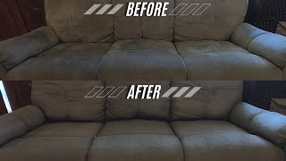 Sofa Deep Cleaning  Stain Removal  Steam Sanitizing [upl. by Clevey]