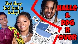 THE REAL REASON HALLE BAILEY AND DDG BROKE UP AFTER JUST HAVING A BABY THATS NOT EVEN A YEAR OLD 👀 [upl. by Elleirda]