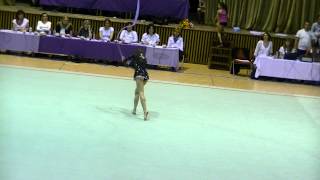 Peycheva Simona ribbon Championships of Bulgaria 2013 [upl. by Napra]