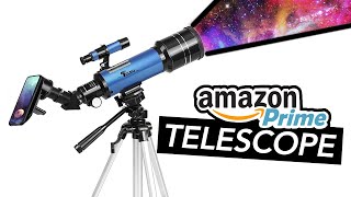 TELMU Telescope 70mm Aperture 400mm Astronomical Telescope  BEST TELESCOPE ON AMAZON  ALE [upl. by Jason543]