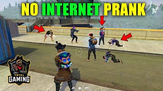 BIGGEST NO INTERNET PRANK EVER AJJUBHAI amp AMITBHAI  GARENA FREE FIRE [upl. by Dorn]