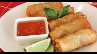 Easy Pork Spring Rolls Recipe [upl. by Adieren287]